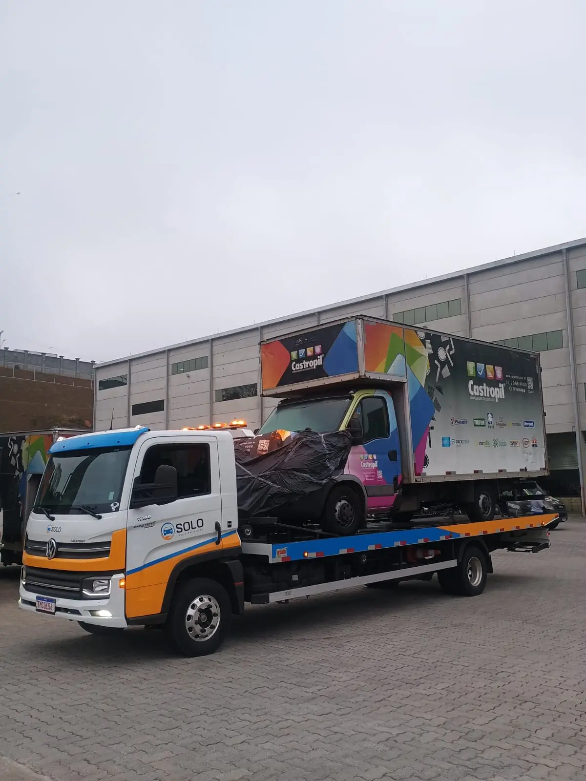 Guincho na Rodovia Fernão Dias